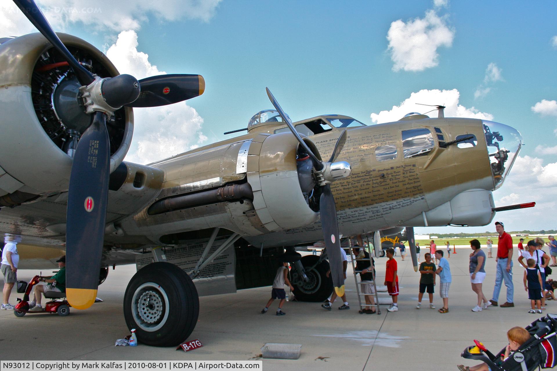 N93012, 1944 Boeing B-17G-30-BO Flying Fortress C/N 32264, Collings Foundation Boeing B-17G N93012, on the ramp KDPA