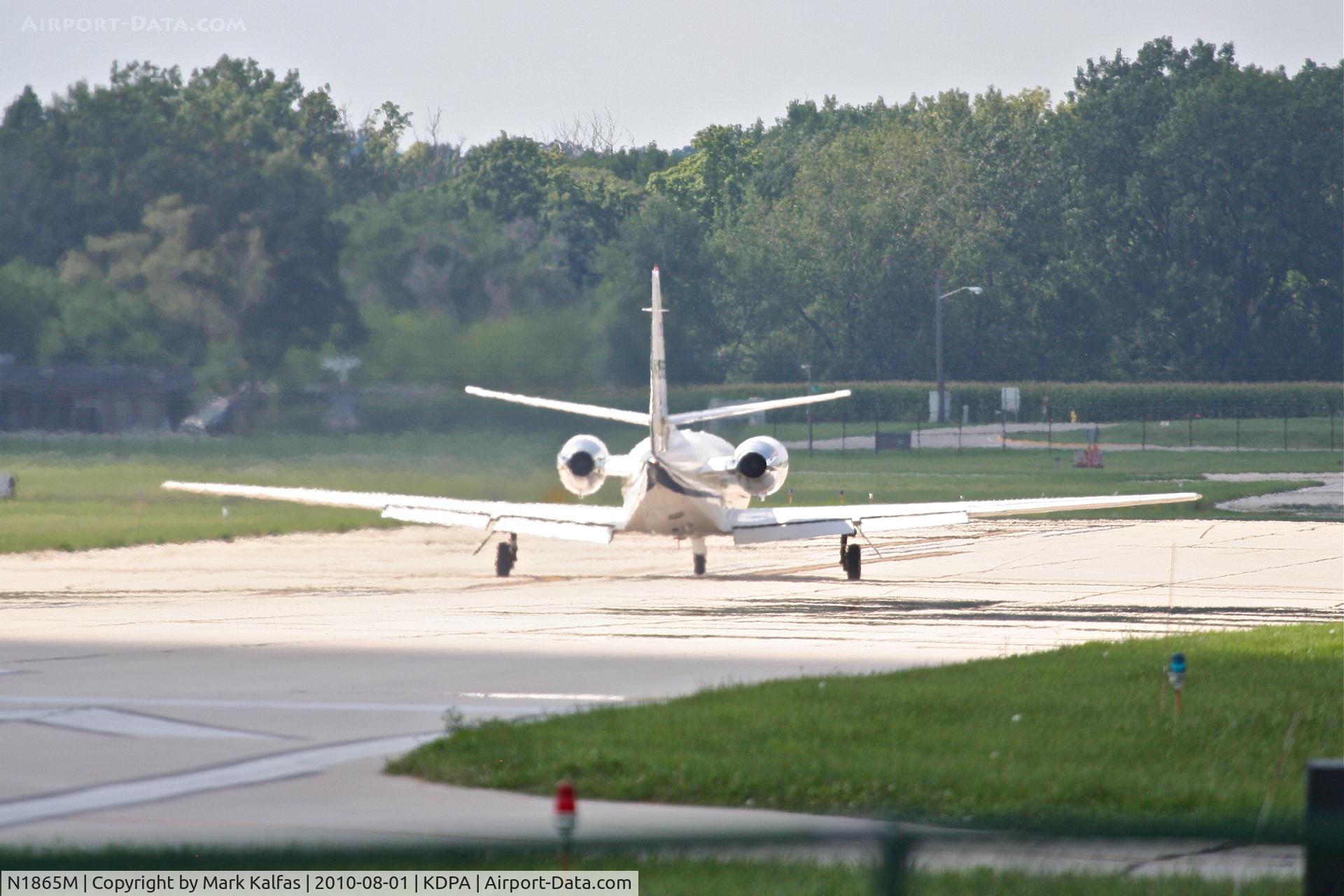 N1865M, 1985 Cessna S550 Citation IIS C/N S550-0071, AVIGATOR LLC Cessna S550 Citation Bravo, N1865M RWY 33 departure KDPA for a trip over to KARR.