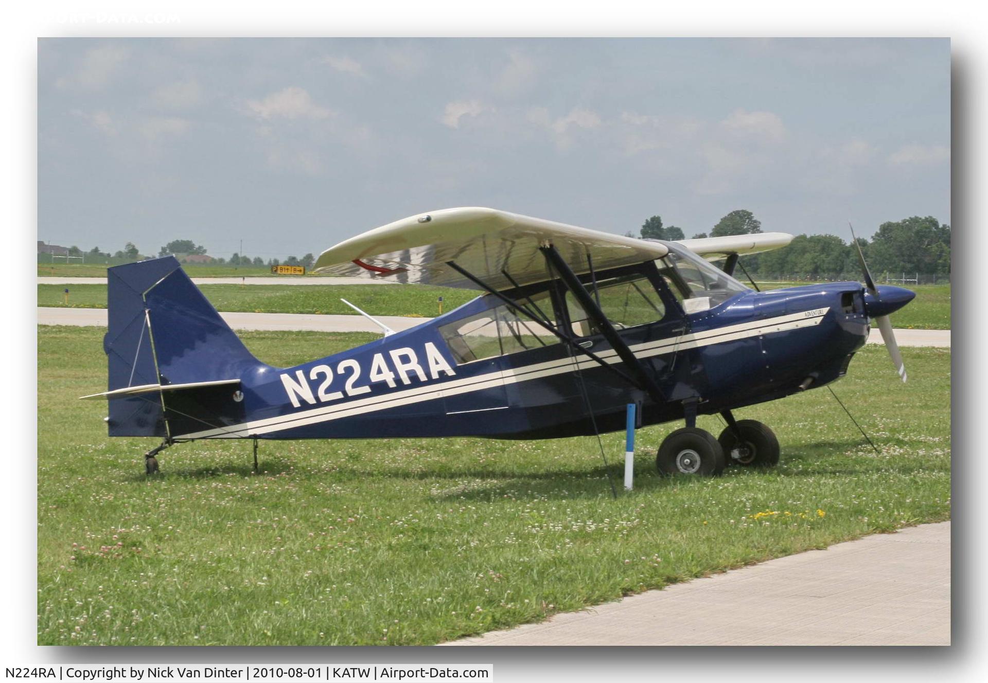N224RA, American Champion 7GCAA Citabria C/N 4832004, Sure KATW is nice ... I still want to go to Oshkosh!