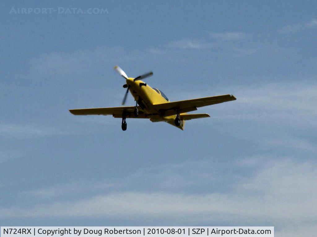 N724RX, 2006 Legend Aircraft Legend C/N 001, 2006 Snead Special TURBINE LEGEND, Walter M601-D turbine 724 shp, pass with gear and flaps
