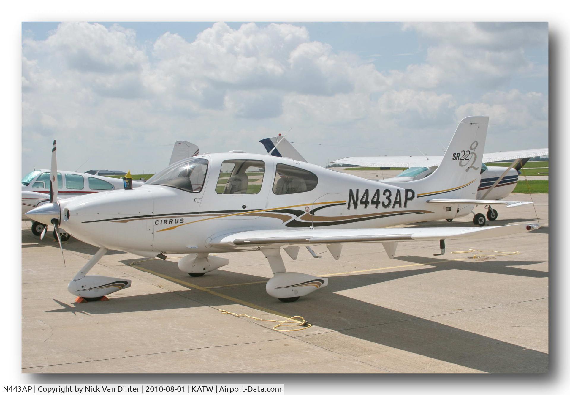 N443AP, 2004 Cirrus SR22 G2 C/N 1094, Sure KATW is nice ... I still want to go to Oshkosh!