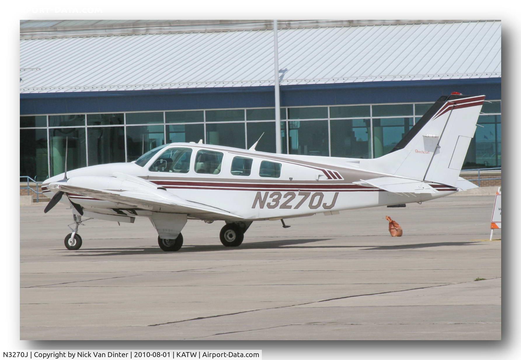 N3270J, 1996 Beech 58 Baron C/N TH-1770, Sure KATW is nice ... I still want to go to Oshkosh!