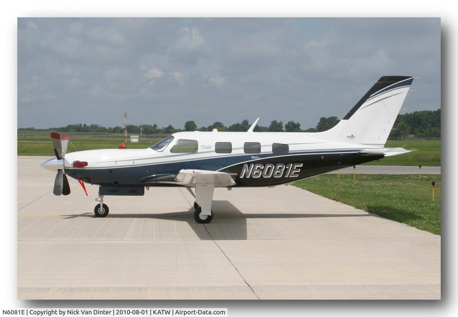 N6081E, Piper PA-46-500TP C/N 4697400, Sure KATW is nice ... I still want to go to Oshkosh!
