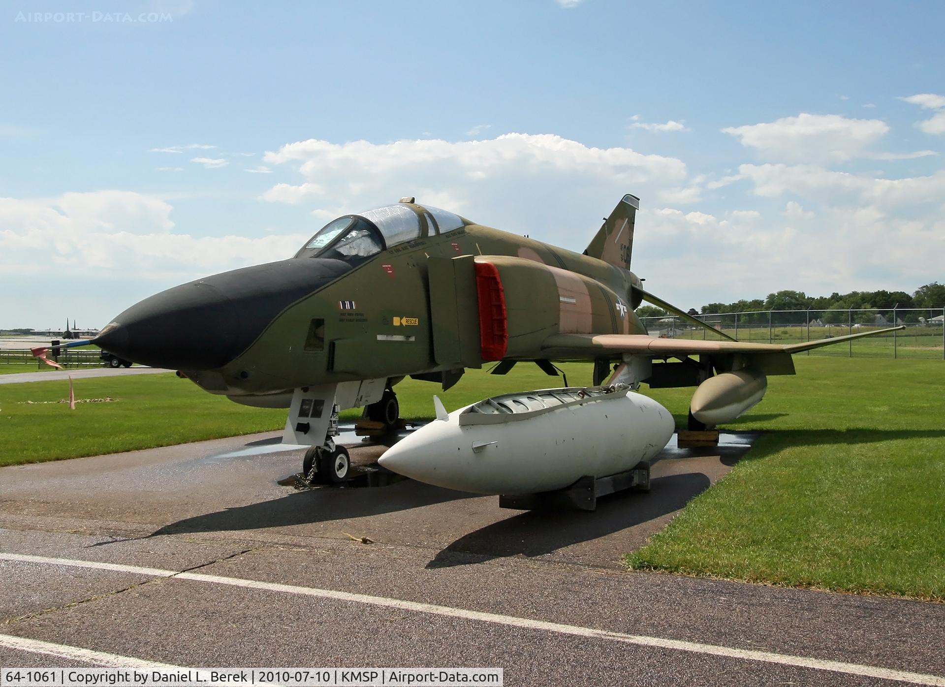 64-1061, 1964 McDonnell RF-4C Phantom II C/N 1017, Cold War photo recon version of the venerable F-4 Phantom.