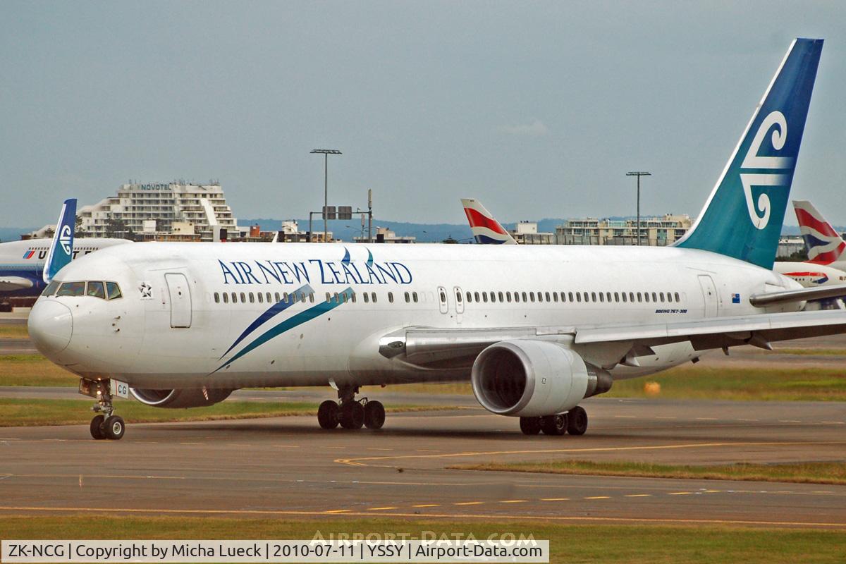 ZK-NCG, 1993 Boeing 767-319 C/N 26912, At Sydney