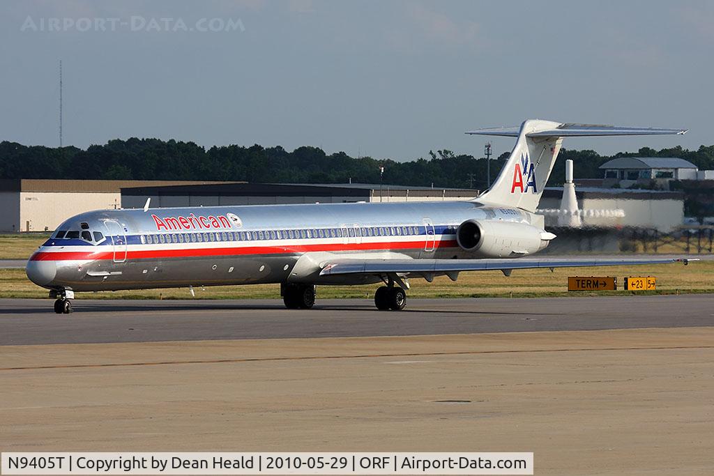 N9405T, 1992 McDonnell Douglas MD-83 (DC-9-83) C/N 53141, American Airlines 