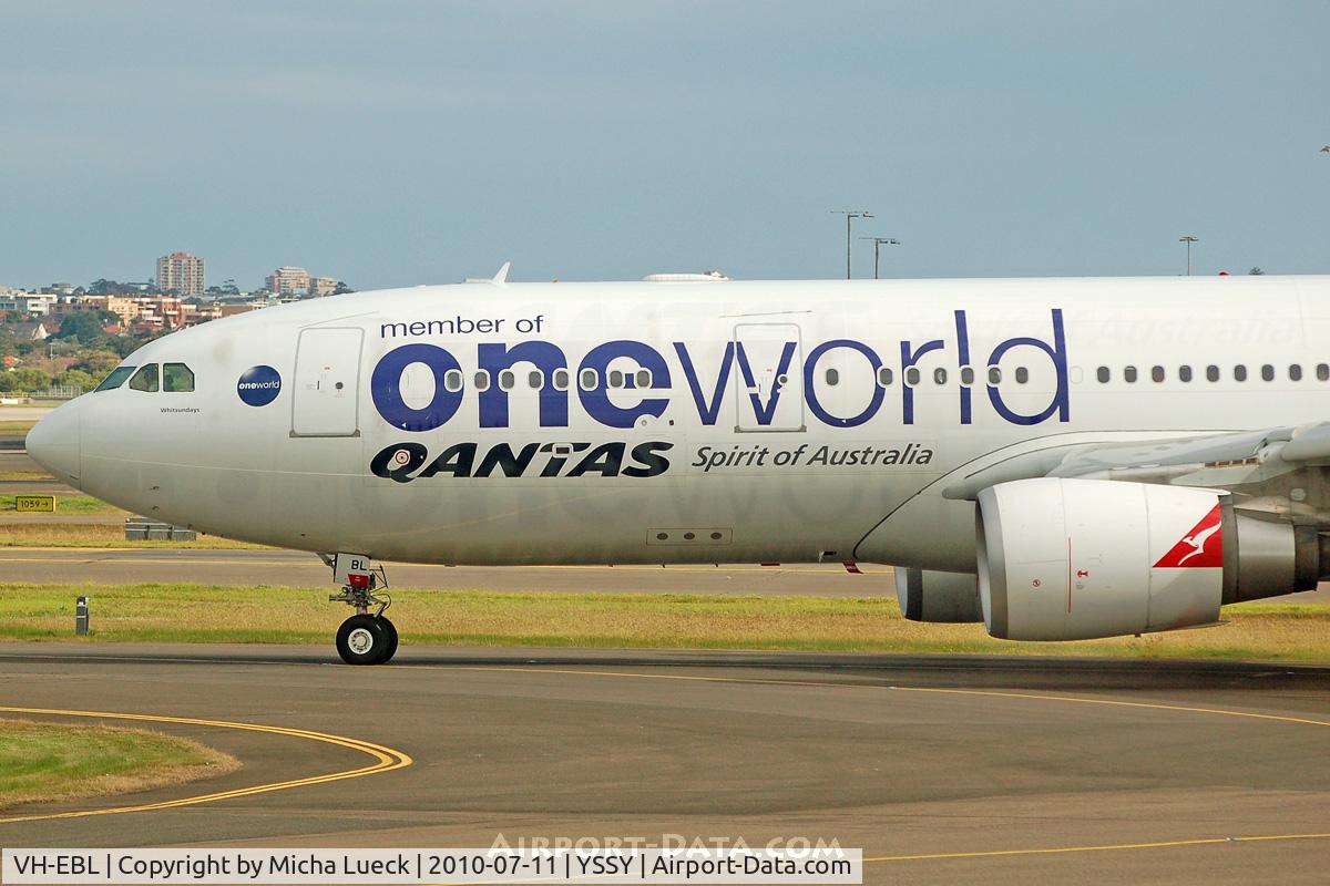VH-EBL, 2008 Airbus A330-203 C/N 976, At Sydney