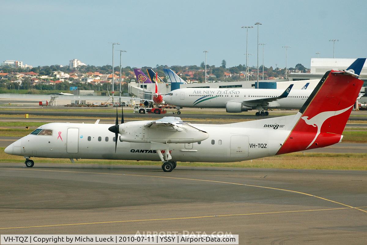 VH-TQZ, 2000 De Havilland Canada DHC-8-315Q Dash 8 C/N 555, At Sydney