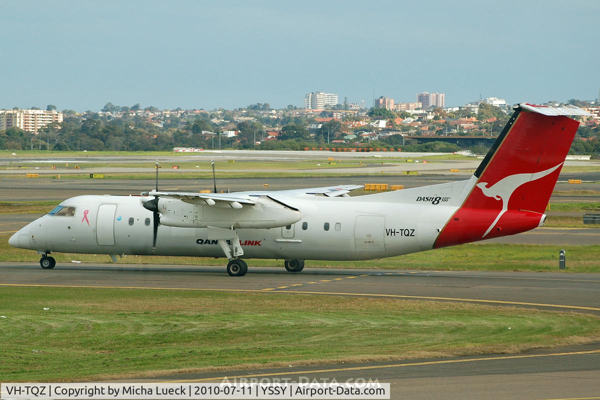 VH-TQZ, 2000 De Havilland Canada DHC-8-315Q Dash 8 C/N 555, At Sydney