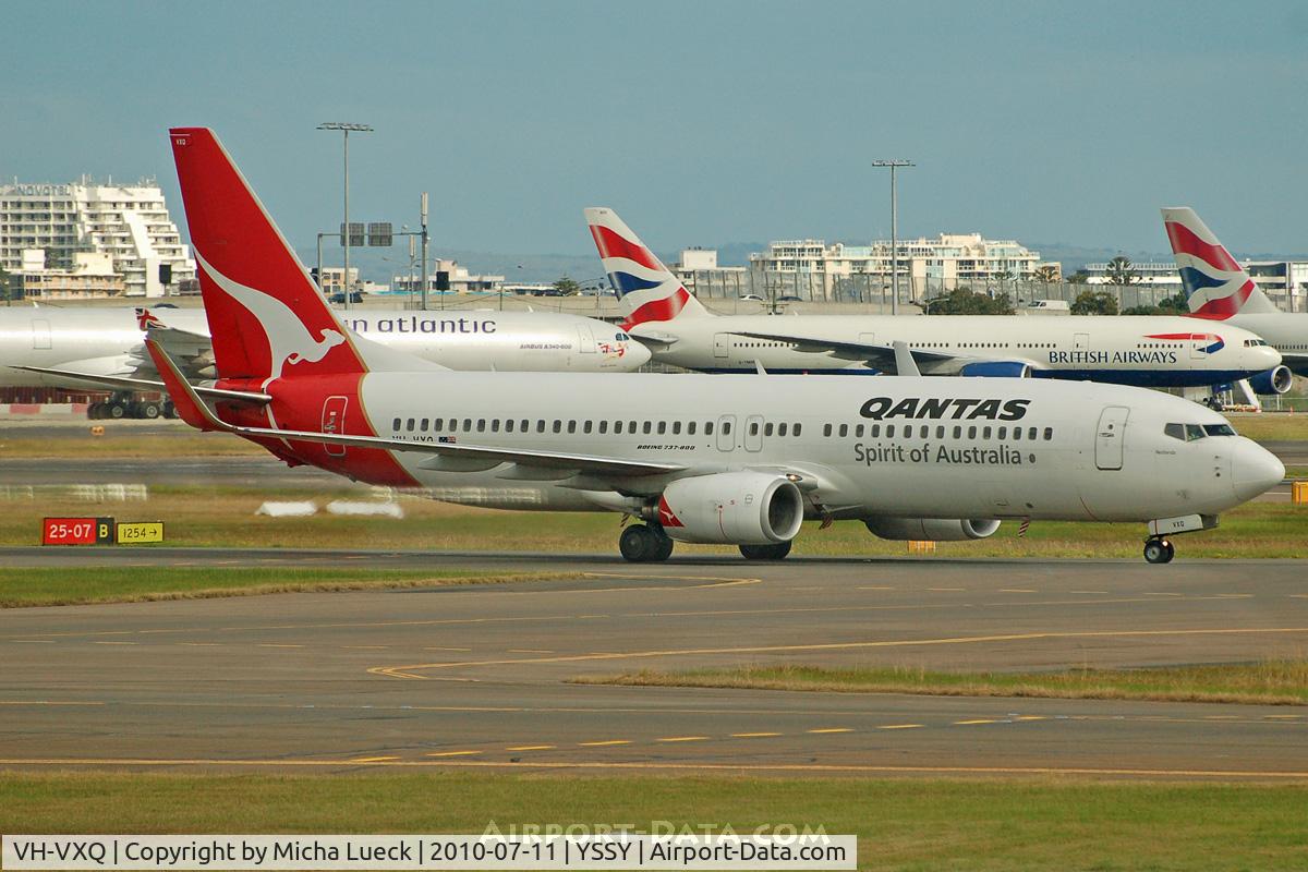 VH-VXQ, 2003 Boeing 737-838 C/N 33723, At Sydney