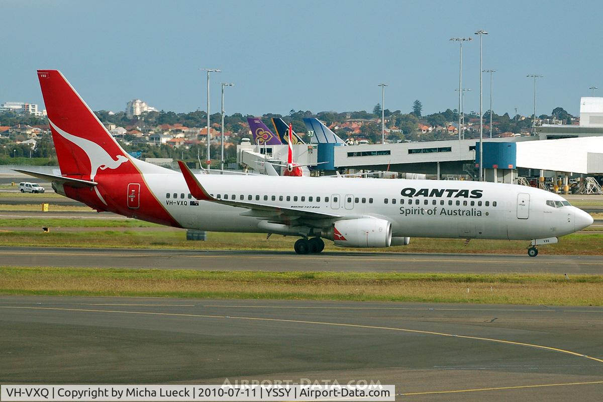 VH-VXQ, 2003 Boeing 737-838 C/N 33723, At Sydney
