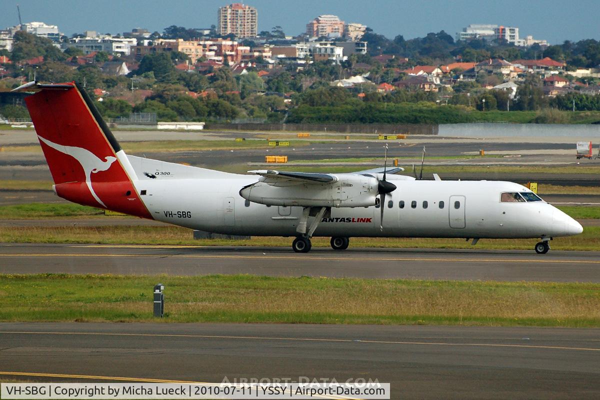 VH-SBG, 2001 De Havilland Canada DHC-8-315Q Dash 8 C/N 575, At Sydney