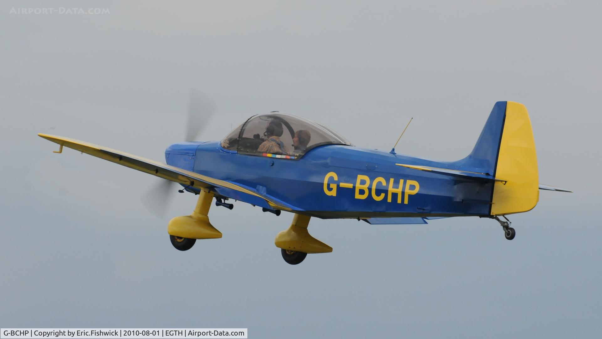 G-BCHP, 1962 Scintex CP-1310-C3 Super Emeraude C/N 902, 41. G-BCHP departing Shuttleworth Military Pagent Air Display August 2010