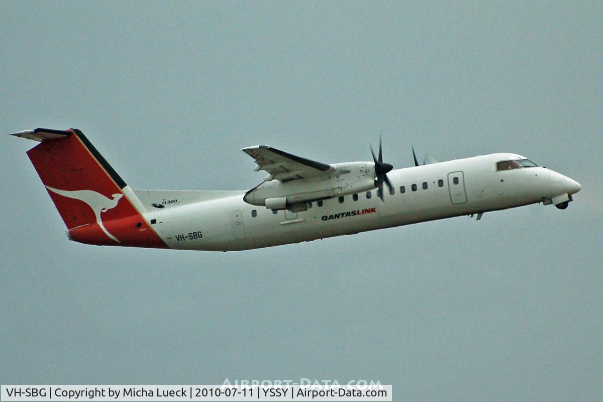 VH-SBG, 2001 De Havilland Canada DHC-8-315Q Dash 8 C/N 575, At Sydney