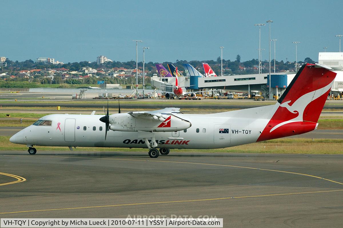 VH-TQY, 2000 De Havilland Canada DHC-8-315Q Dash 8 C/N 552, At Sydney