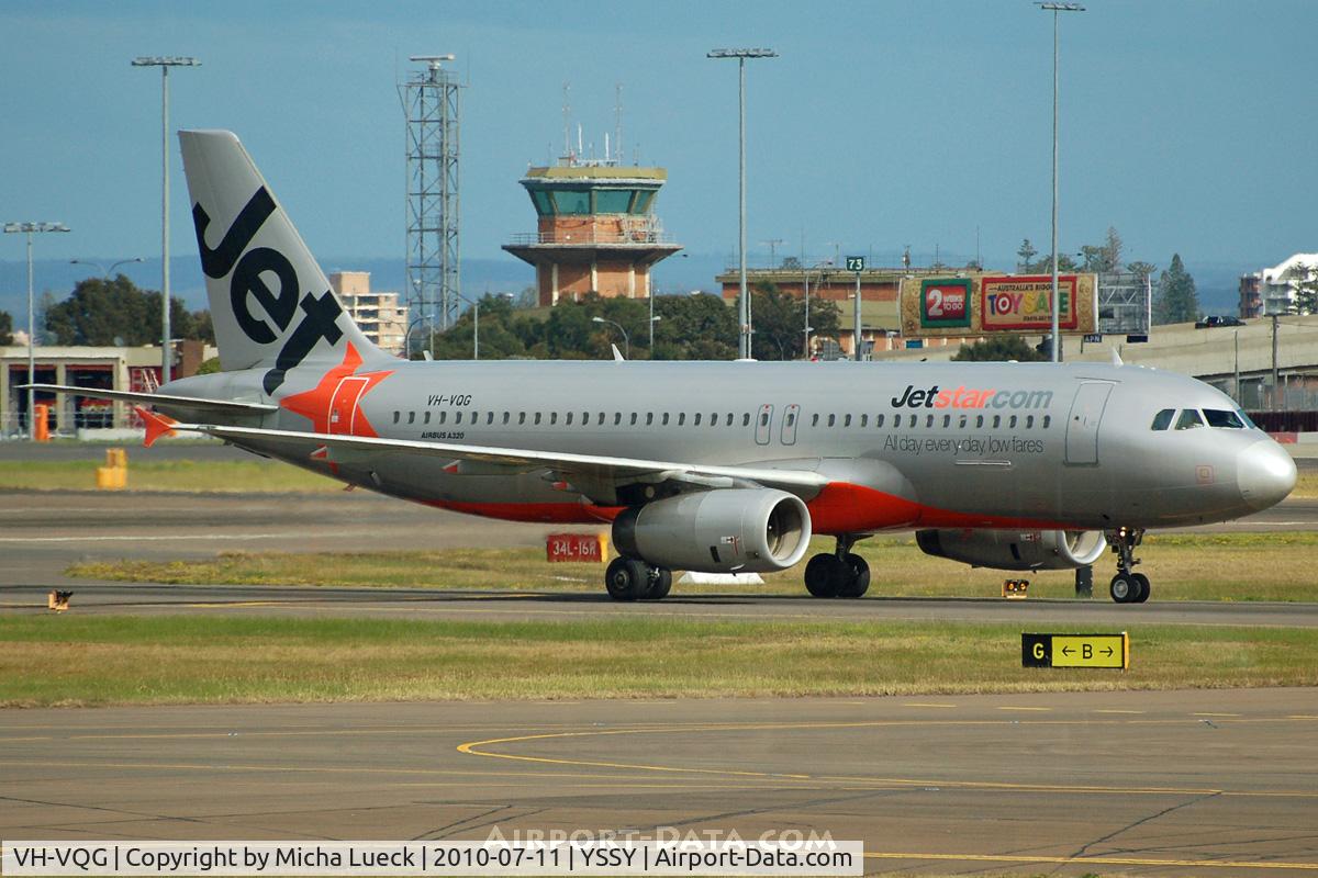 VH-VQG, 2006 Airbus A320-232 C/N 2787, At Sydney