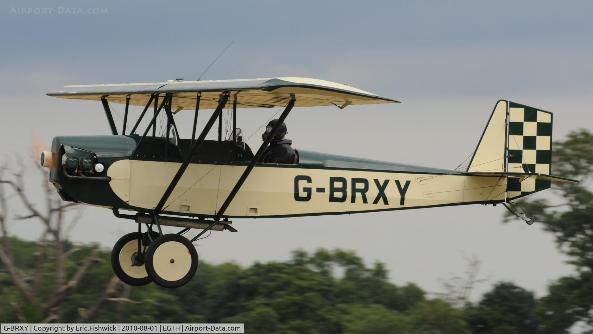 G-BRXY, 1991 Pietenpol Air Camper C/N PFA 047-11416, 43. G-BRXY departing Shuttleworth Military Pagent Air Display August 2010