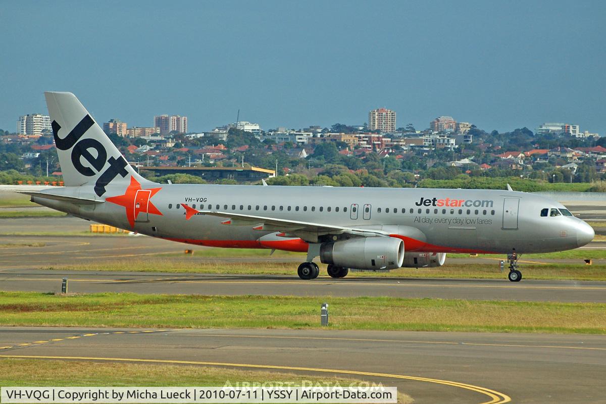 VH-VQG, 2006 Airbus A320-232 C/N 2787, At Sydney