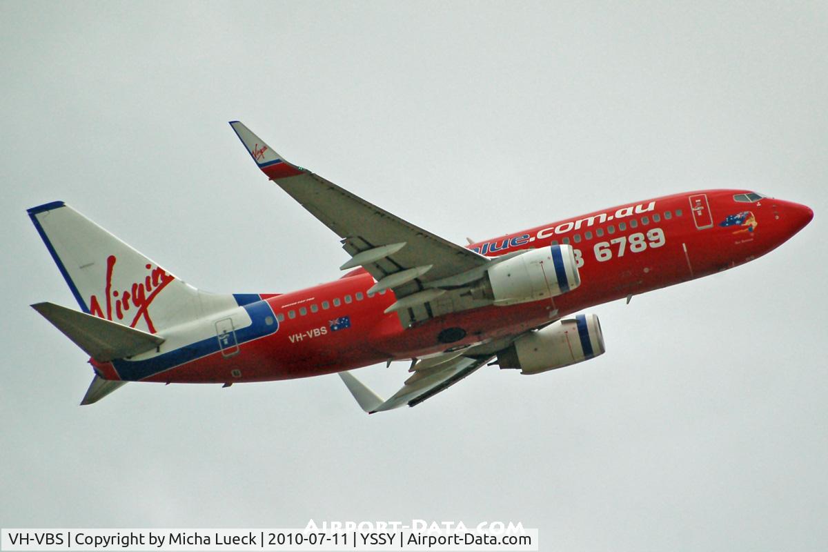 VH-VBS, 2002 Boeing 737-7BX C/N 30746, At Sydney