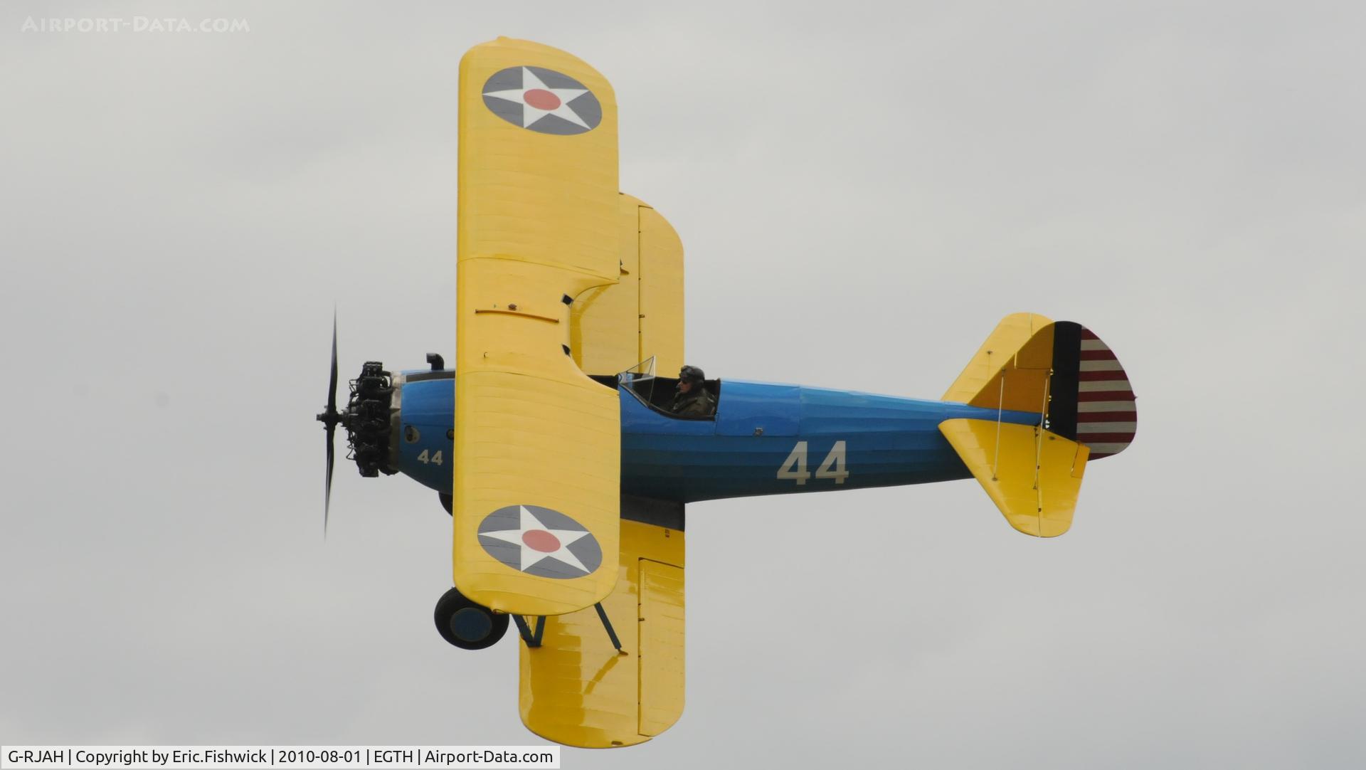 G-RJAH, 1942 Boeing A75N1 C/N 75-4041, 41. G-RJAH at Shuttleworth Military Pagent Air Display August 2010