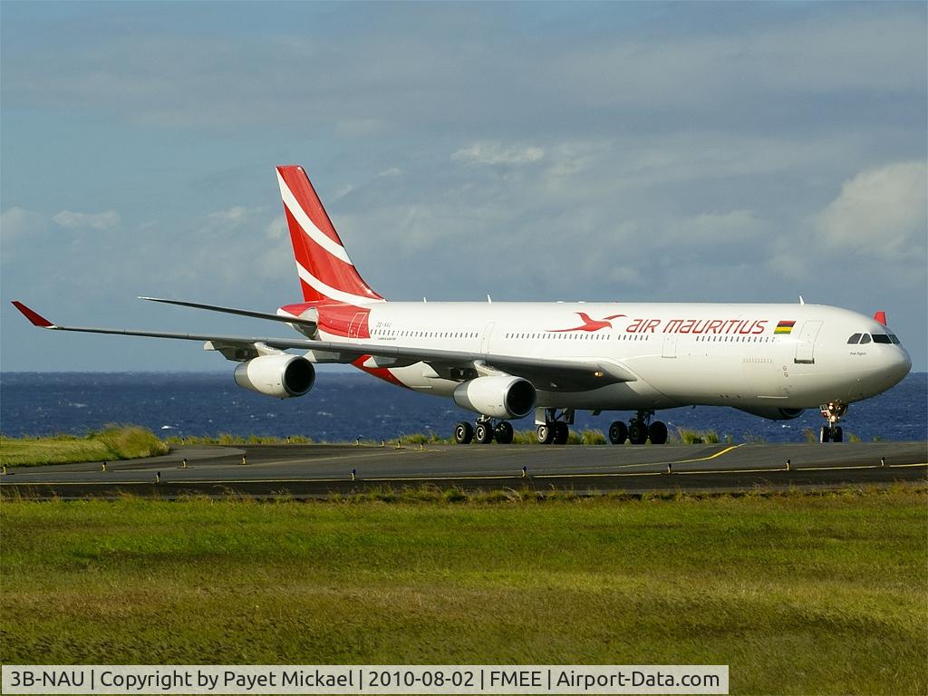 3B-NAU, 1994 Airbus A340-312 C/N 076, New MK livery