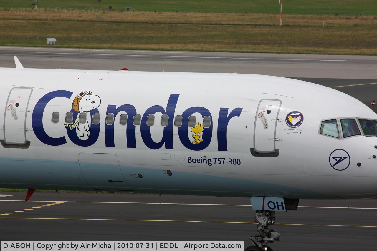 D-ABOH, 1999 Boeing 757-330 C/N 30030, Condor, Boeing 757-330, CN: 30030/855, Snoopy + Woodstock 