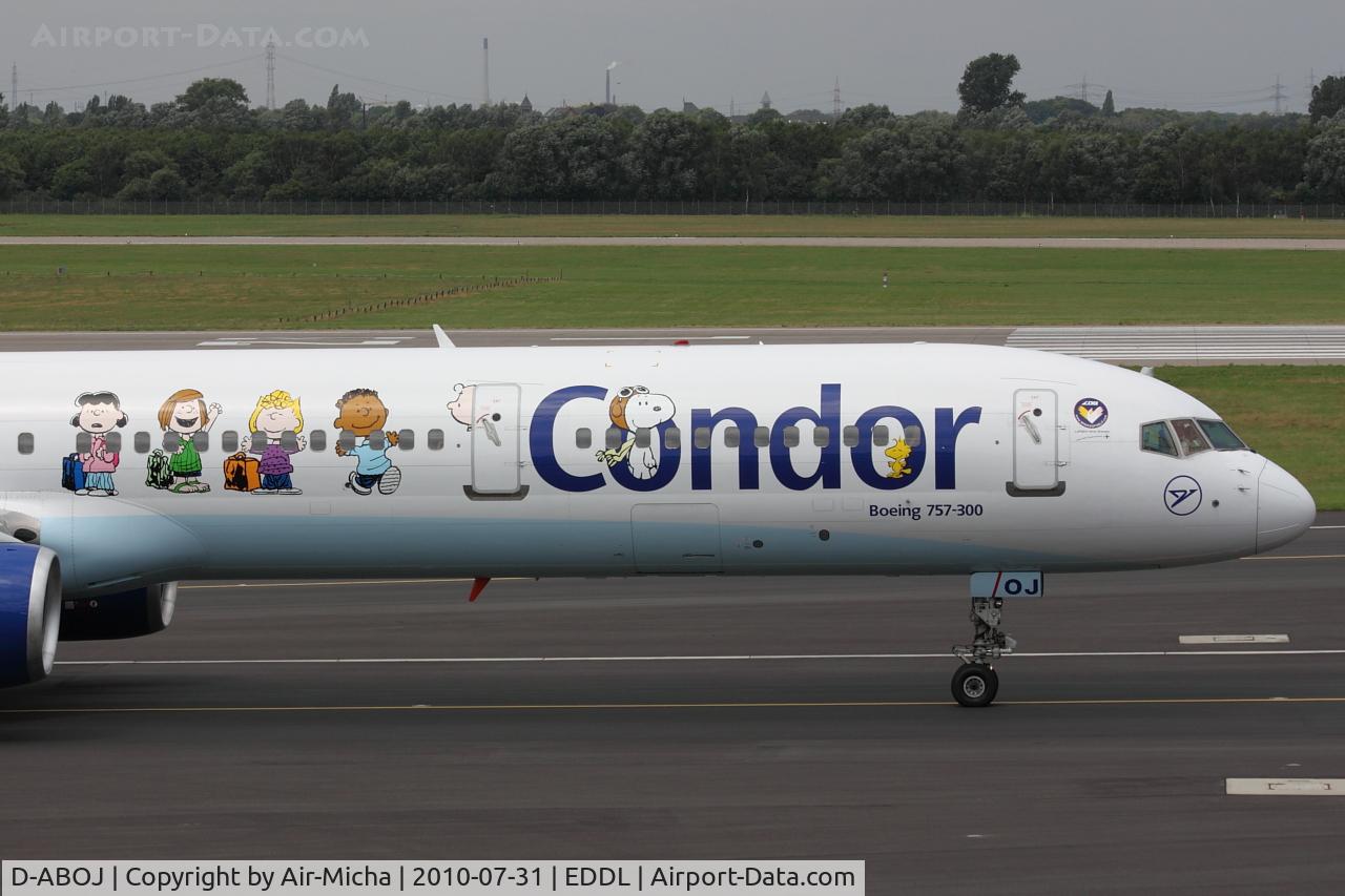 D-ABOJ, 2000 Boeing 757-330 C/N 29019, Condor, Boeing 757-330, CN: 29019/915, Peanuts Snoopy + Friends 