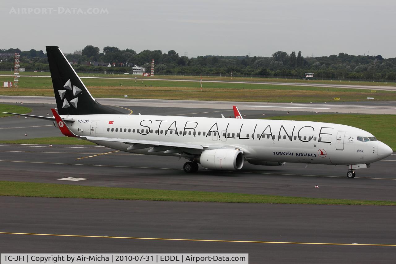TC-JFI, 1999 Boeing 737-8F2 C/N 29771, Turkish Airlines, Boeing 737-8F2, CN: 29771/228, Aircraft Name: Sivas