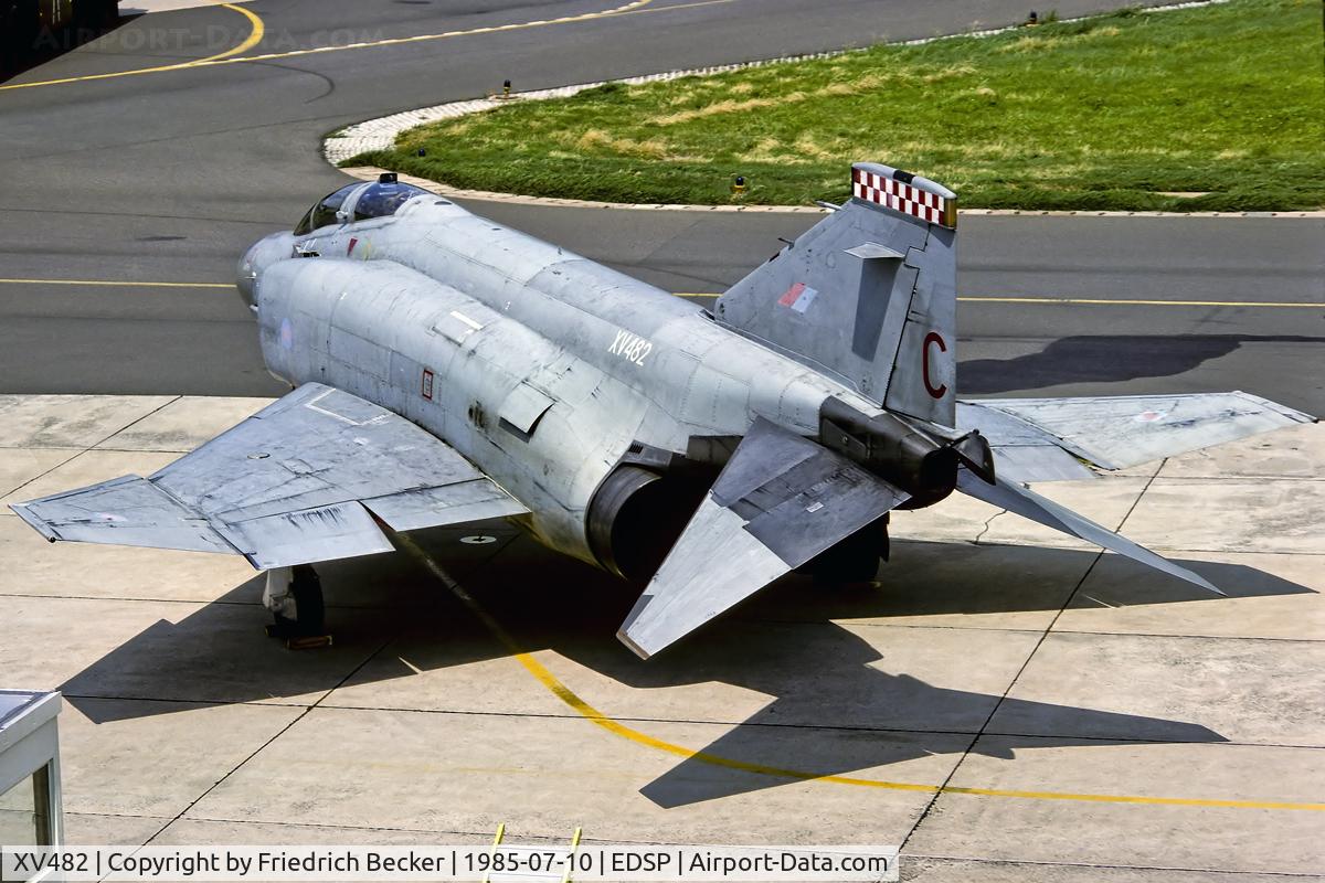 XV482, 1969 McDonnell Douglas Phantom FGR2 C/N 3361, Squadron exchange at Fliegerhorst Pferdsfeld
