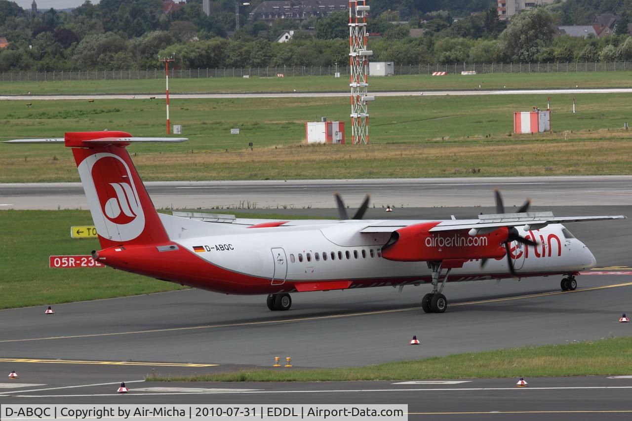 D-ABQC, 2008 De Havilland Canada DHC-8-402Q Dash 8 C/N 4231, Air Berlin, De Havilland Canada DHC-8-402Q Dash 8, CN: 4231