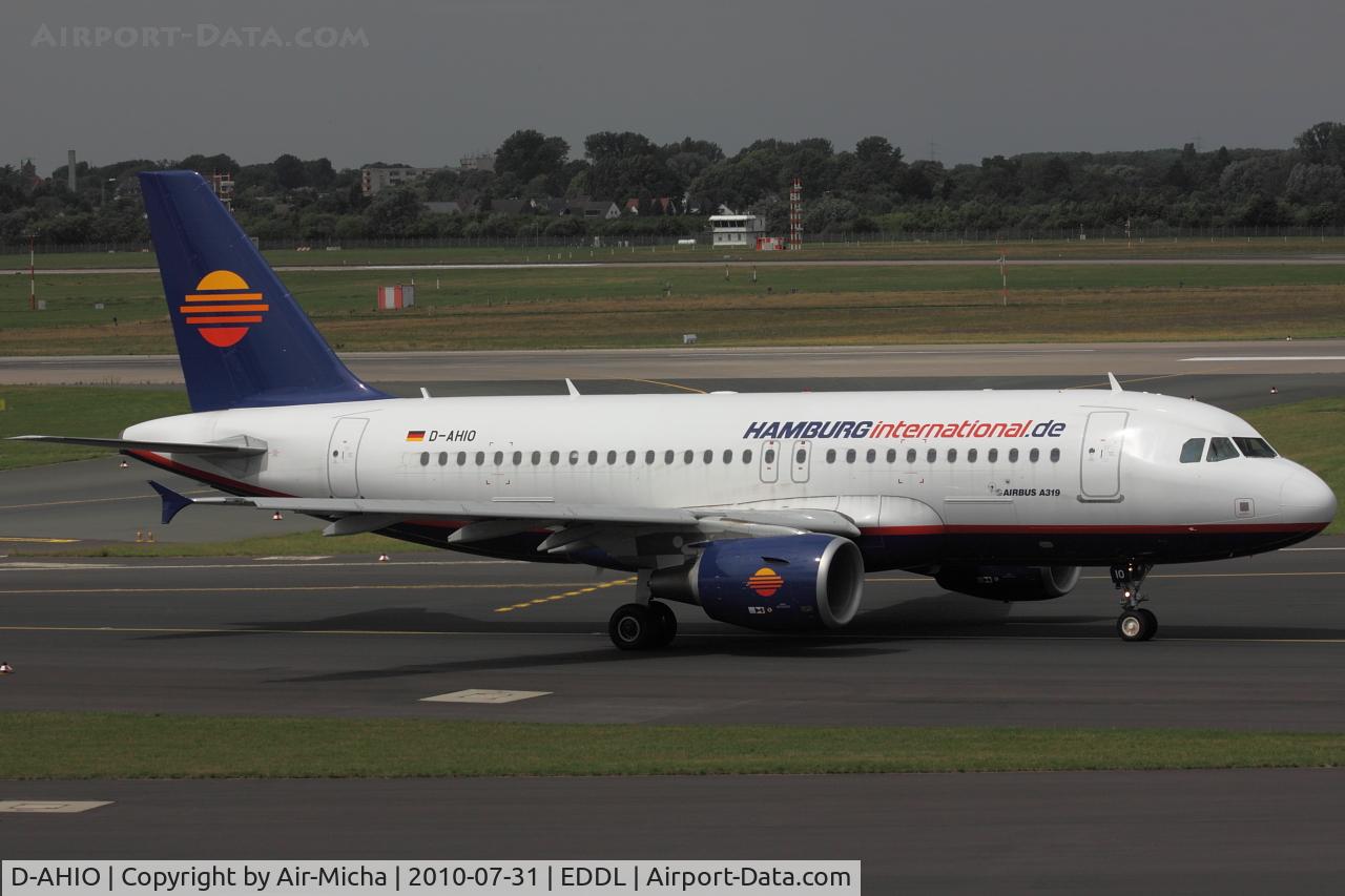 D-AHIO, 2009 Airbus A319-112 C/N 3872, Hamburg Internatioanl, Airbus A319-112, CN: 3872