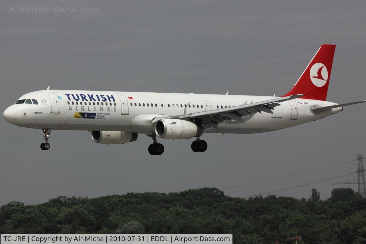 TC-JRE, 2007 Airbus A321-231 C/N 3126, Turkish Airlines, Airbus A321-231, CN: 3126, Aircraft Name: Trabzon