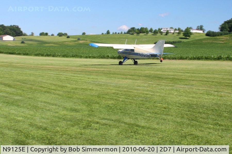 N9125E, 1977 Maule M-5-210C Strata Rocket C/N 6199C, Arriving at Beach City, Ohio during the Father's Day fly-in.