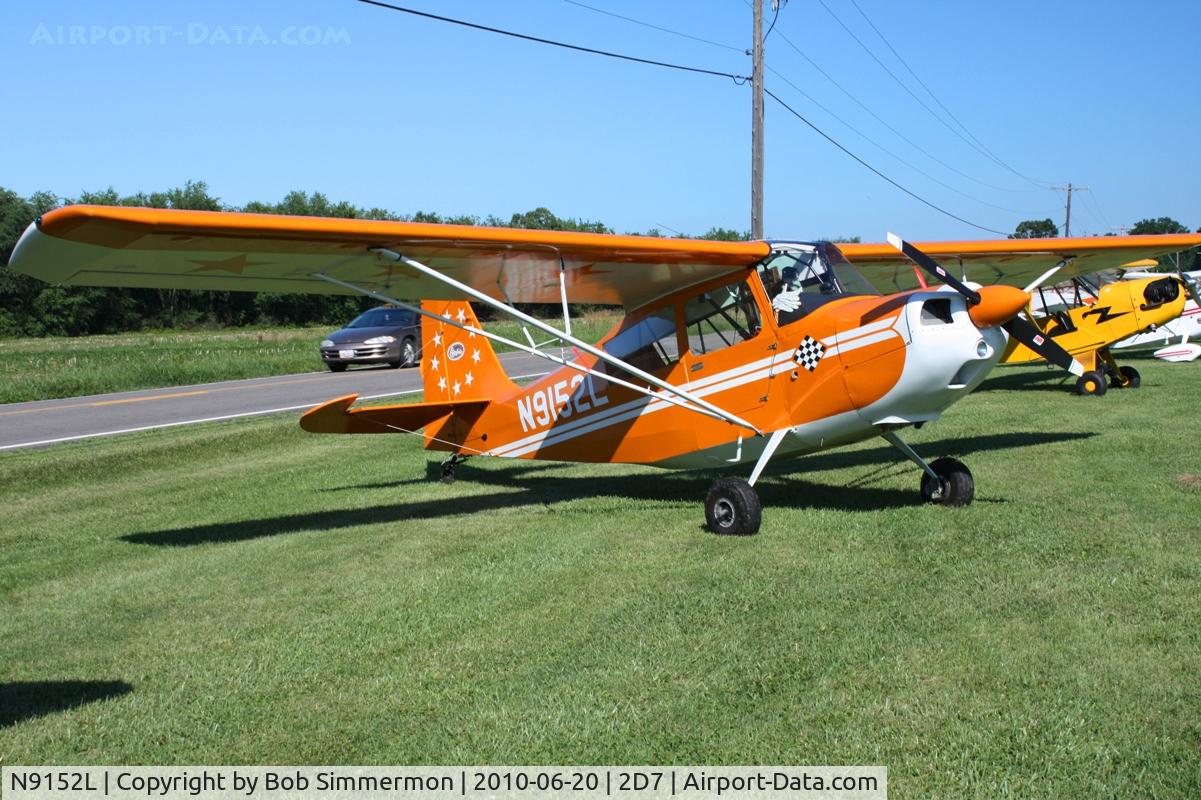 N9152L, 1971 Champion 7ECA Citabria C/N 810-71, Parked in the grass at Beach City, Ohio during the Father's Day fly-in.