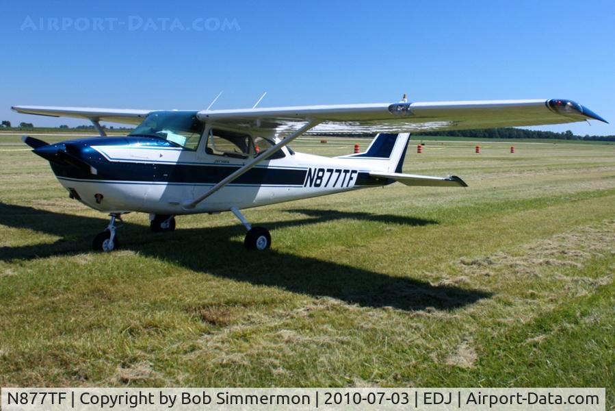 N877TF, 1965 Cessna 172F C/N 17252674, Parked in the grass at Bellefontaine, Ohio during the 2010 air show.