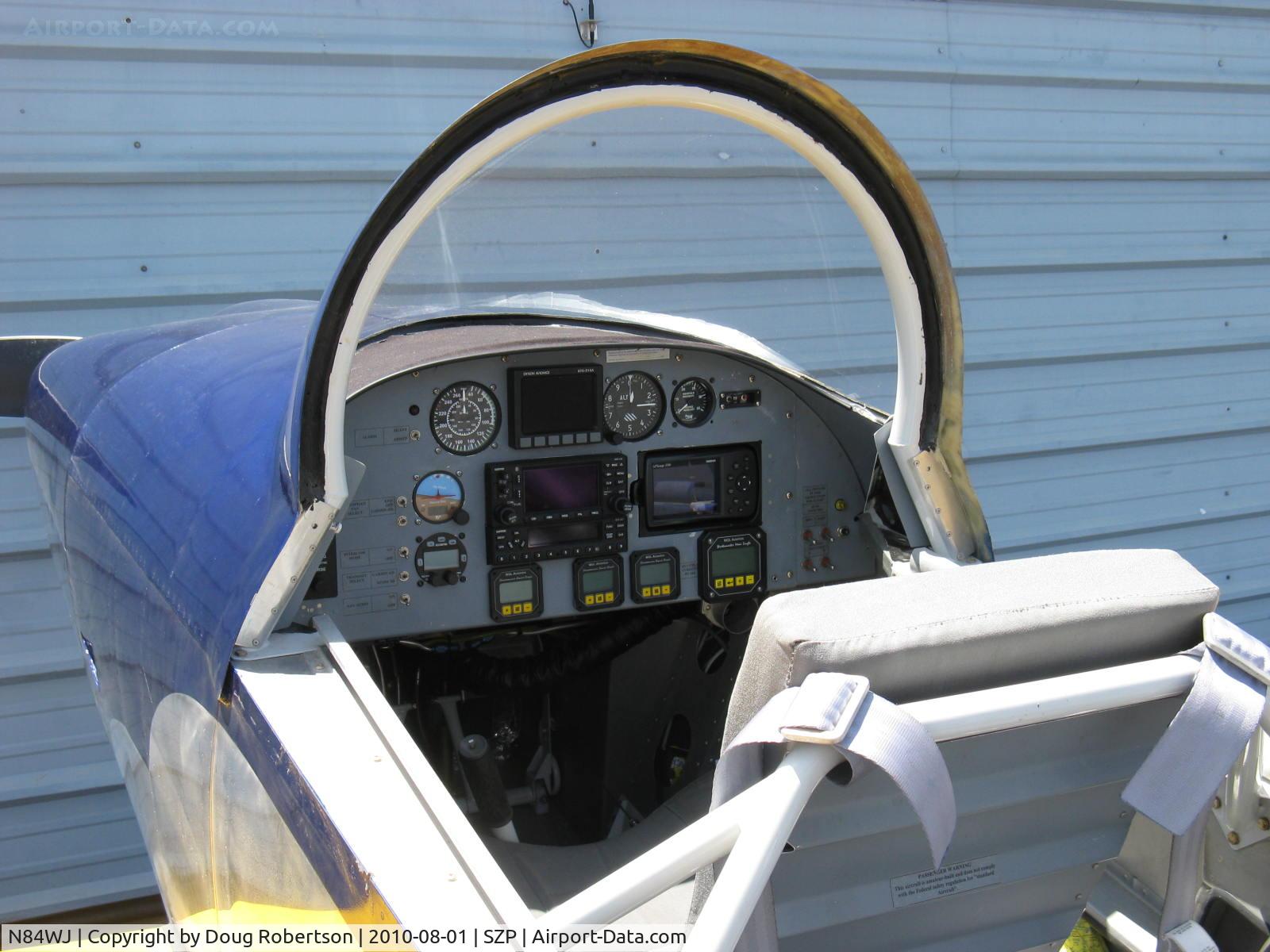 N84WJ, 2006 Vans RV-8 C/N 82082, 2006 Judge VAN's RV-8, Superior XP-360 200 Hp, panel