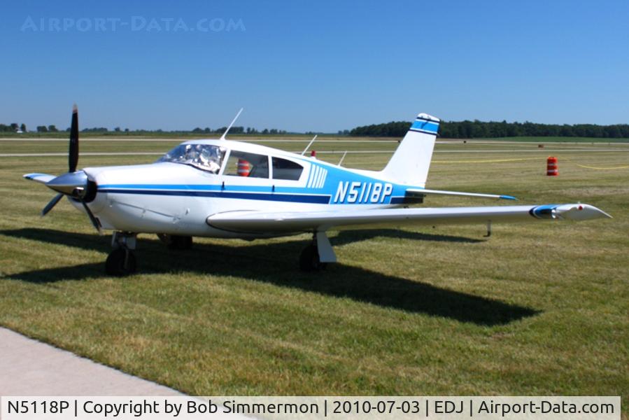 N5118P, 1958 Piper PA-24-250 Comanche C/N 24-131, Parked in the grass at Bellefontaine, Ohio during the 2010 air show.