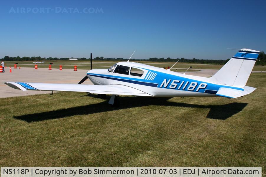 N5118P, 1958 Piper PA-24-250 Comanche C/N 24-131, Parked in the grass at Bellefontaine, Ohio during the 2010 air show.