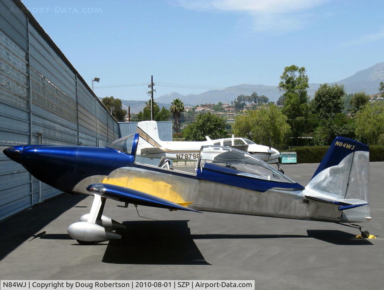 N84WJ, 2006 Vans RV-8 C/N 82082, 2006 Judge VAN's RV-8, Superior XP-360 200 Hp