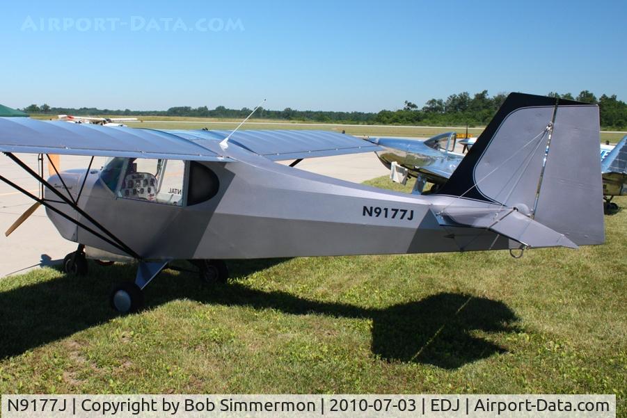 N9177J, 1996 Carlson Sparrow Sport Special C/N CA204K, Parked in the grass at Bellefontaine, Ohio during the 2010 air show.