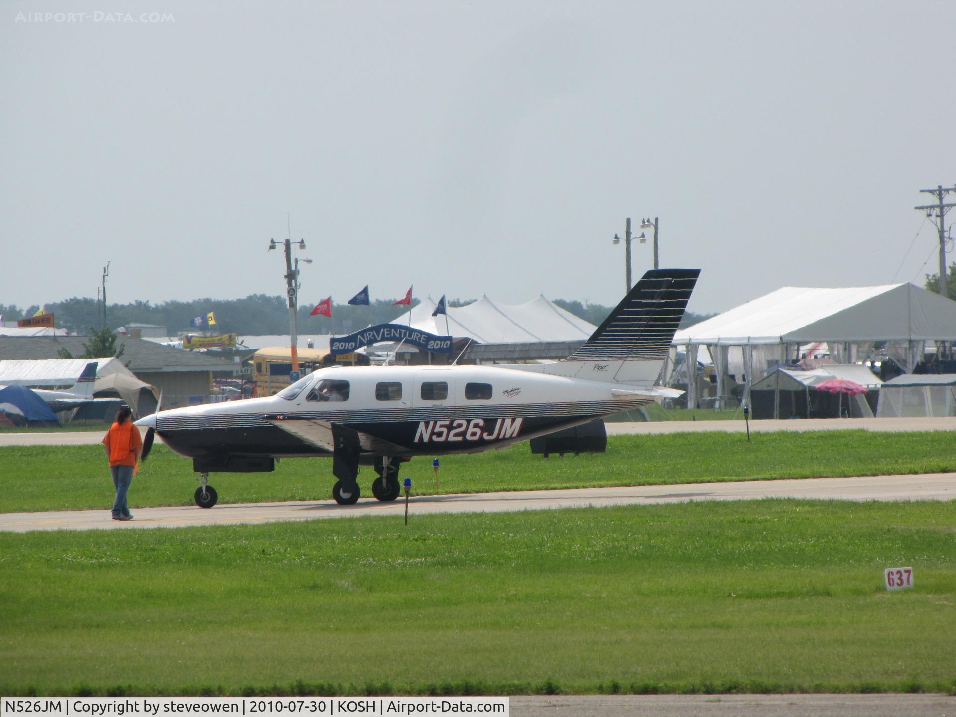 N526JM, 1994 Piper PA-46-350P Malibu Mirage C/N 4622166, Malibu at oshkosh