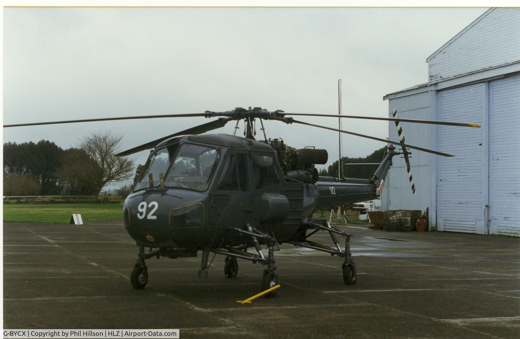 G-BYCX, 1973 Westland WASP MK1B C/N F9754, Wasp 92