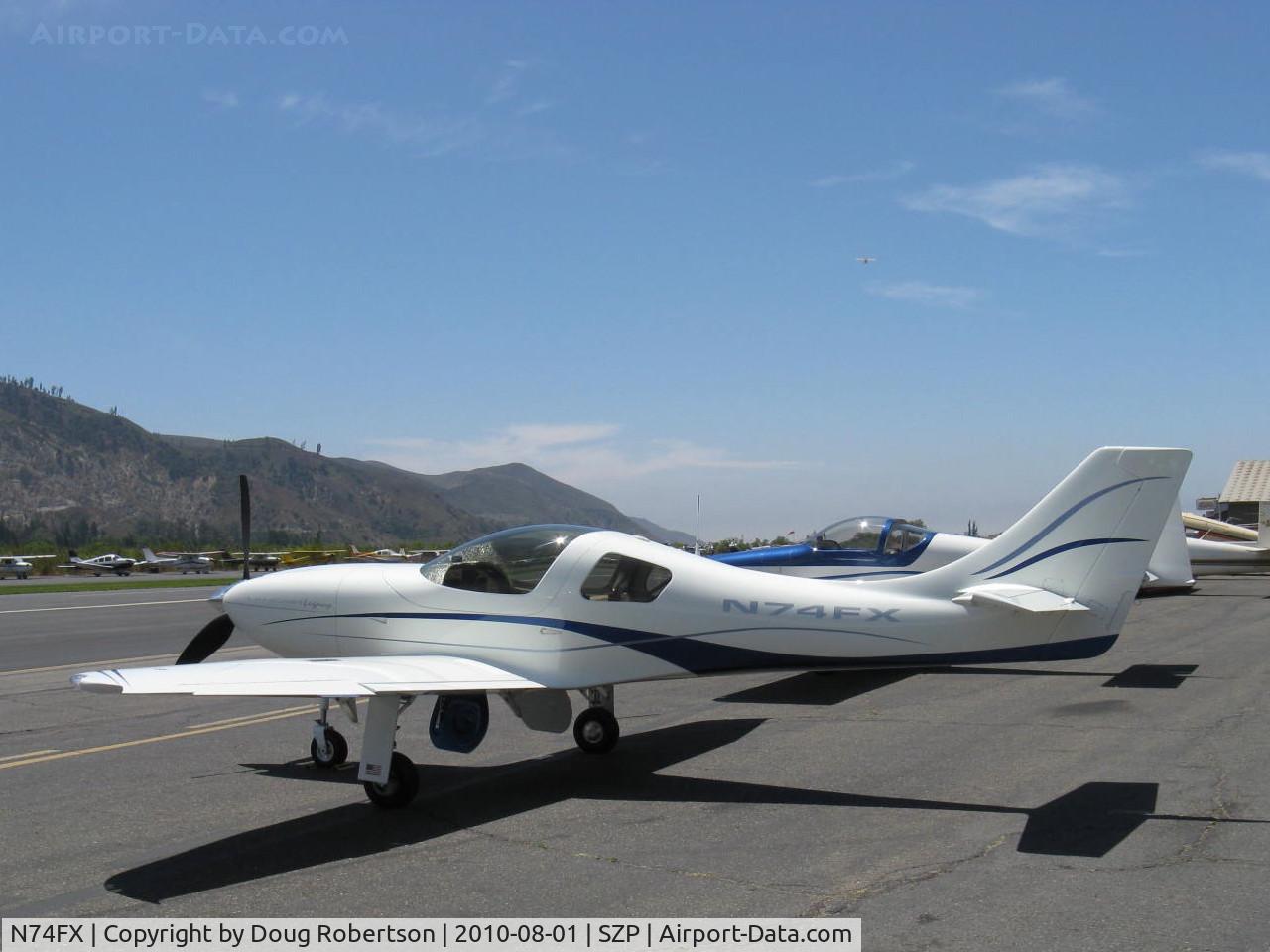N74FX, 2007 Lancair Legacy C/N L2K-283, 2007 Larson LANCAIR LEGACY, Continental IO-550 300 Hp speedster