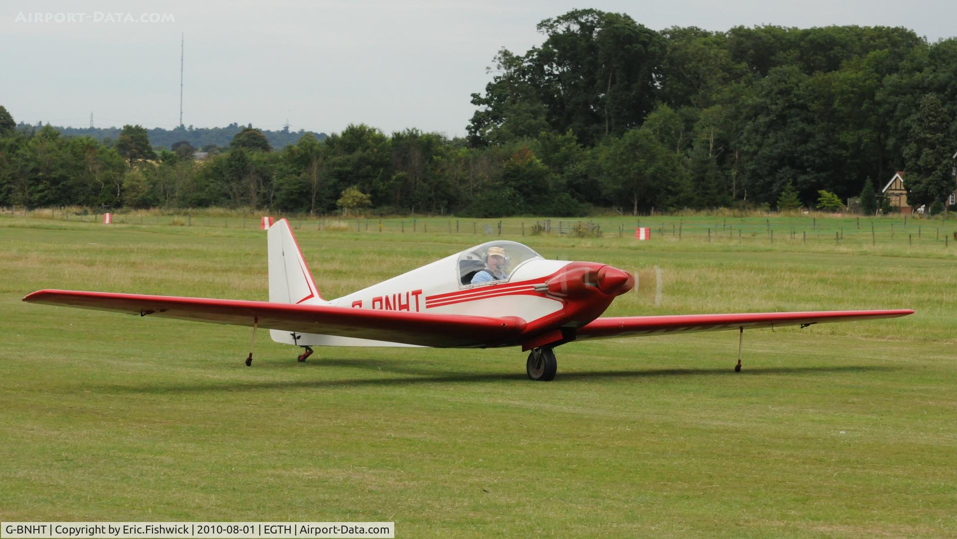 G-BNHT, 1965 Alpavia Fournier RF-3 C/N 80, G-BNHT departing Shuttleworth Military Pagent Air Display August 2010
