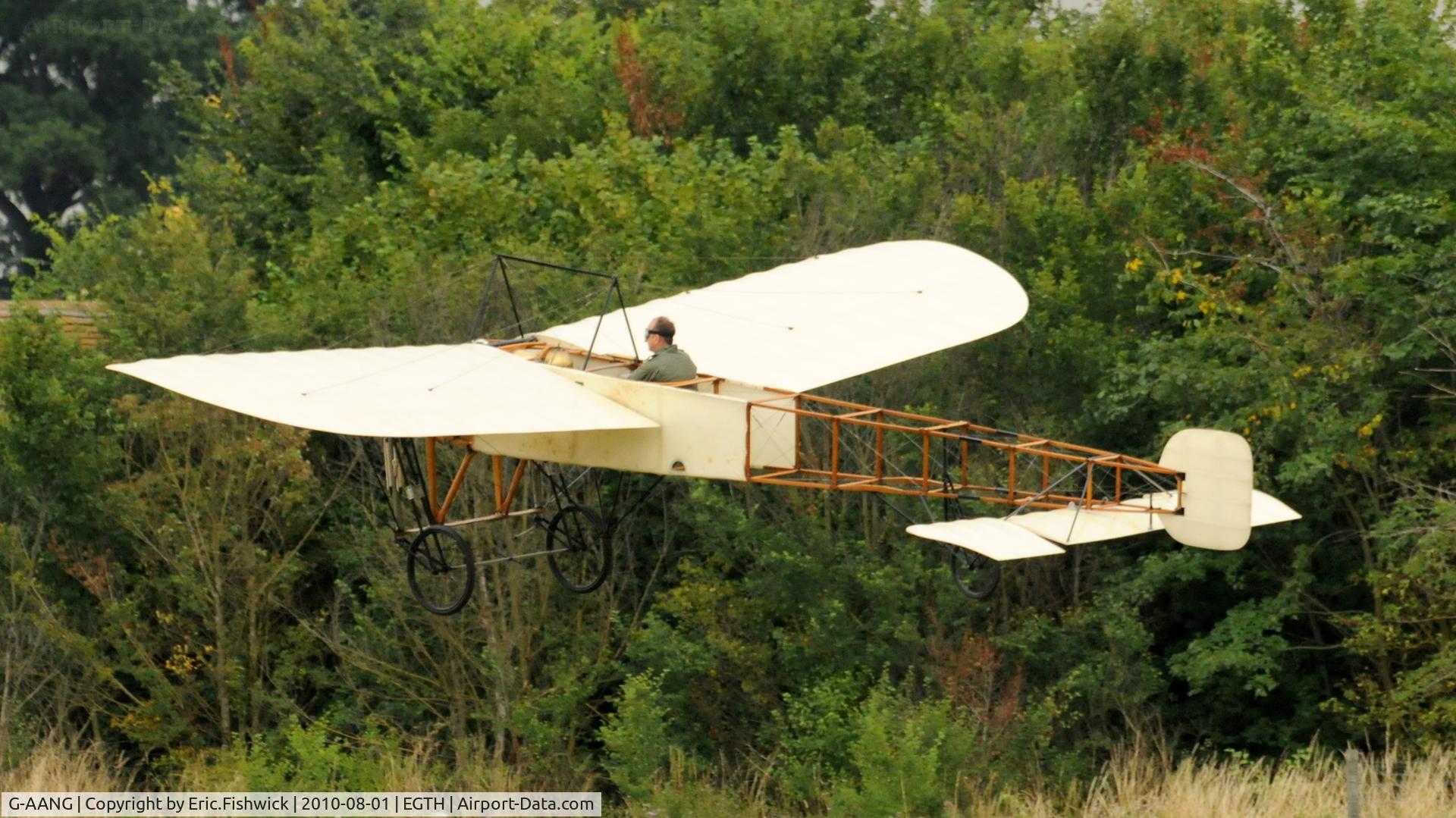 G-AANG, 1911 Bleriot Type XI C/N 14, 41. (BAPC-3) The world's oldest flying aeroplane and aero engine - at Shuttleworth Military Pagent Air Display August 2010