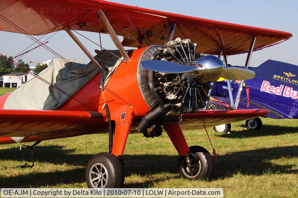 OE-AJM, Boeing E75 C/N 75-5498, 100 years Airfield Wels-(Sepp Michelfeit)Boeing Stearman PT17