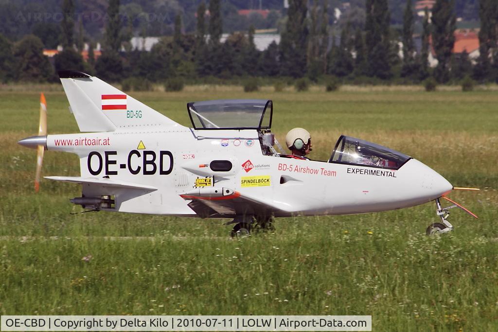 OE-CBD, Bede BD-5G C/N 1384, 100 years Airfield Wels-Madrian 	Bede BD-5G c/n1384