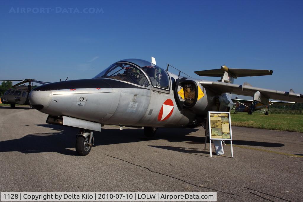 1128, Saab 105OE C/N 105428, 100 years Airfield Wels-Austria - Air Force Saab 105OE 