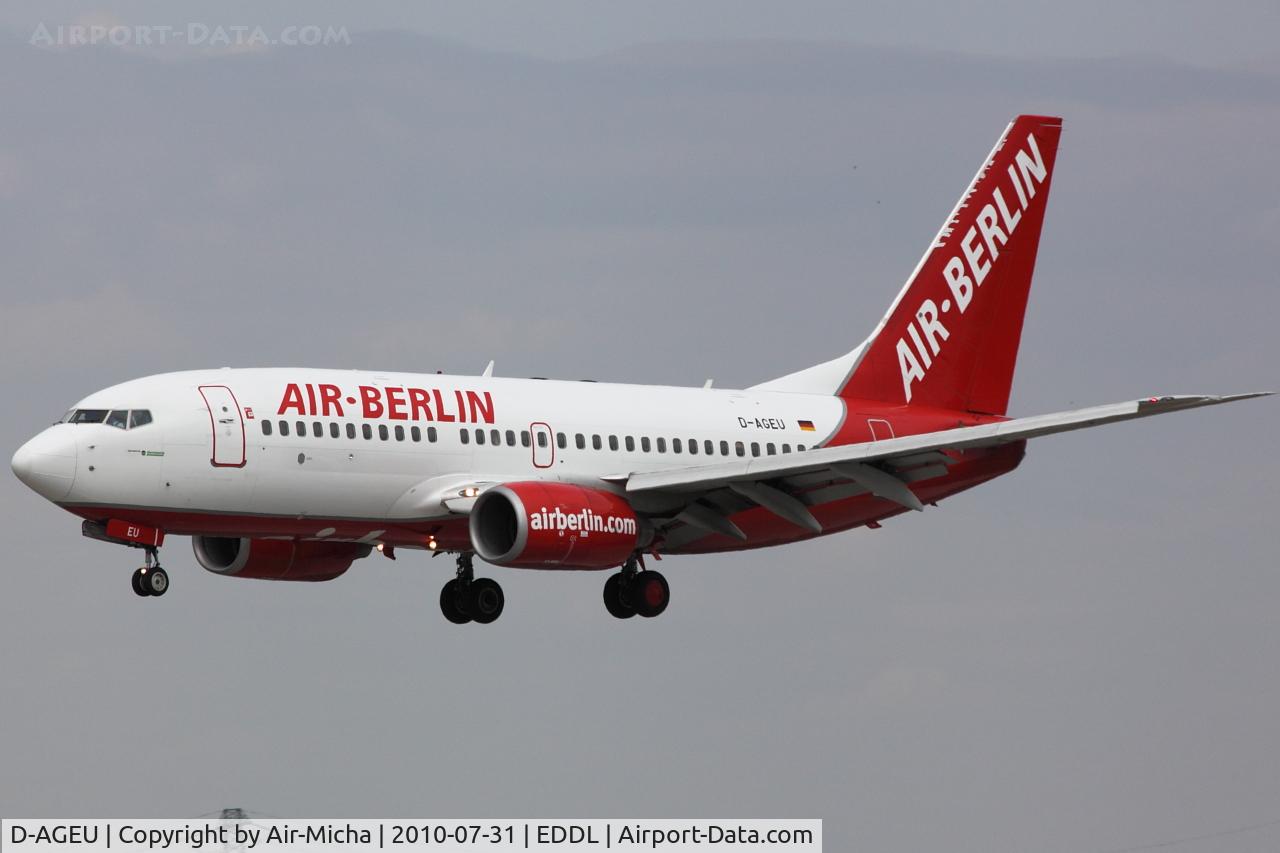 D-AGEU, 1998 Boeing 737-75B C/N 28104, Air Berlin, Boeing 737-75B, CN: 28104/39