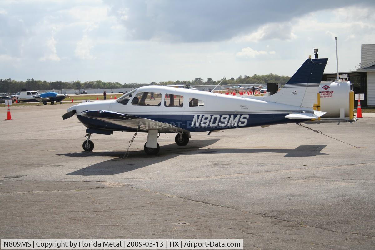 N809MS, 1989 Piper PA-28R-201 Cherokee Arrow III C/N 2837018, PA-28R-201